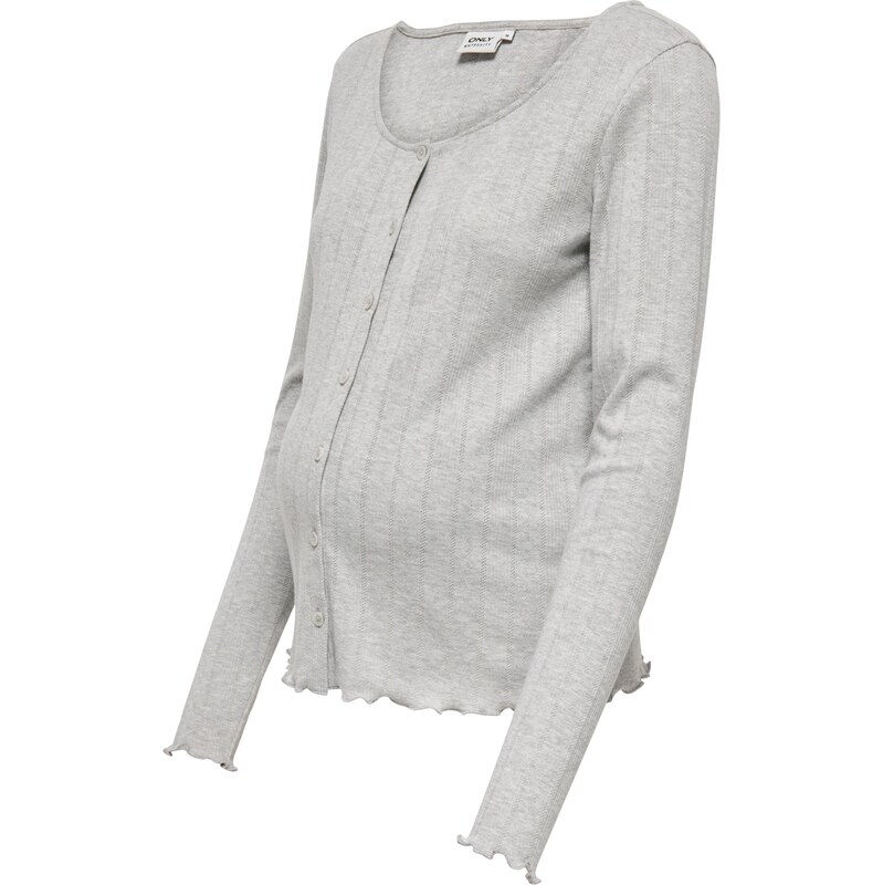 Only Maternity Kardigán svetlosivá 66789761