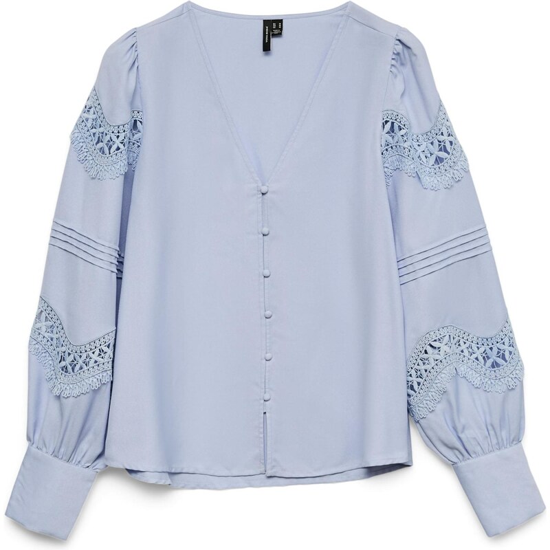 VERO MODA Blúzka VMTHEA svetlomodrá 66789775
