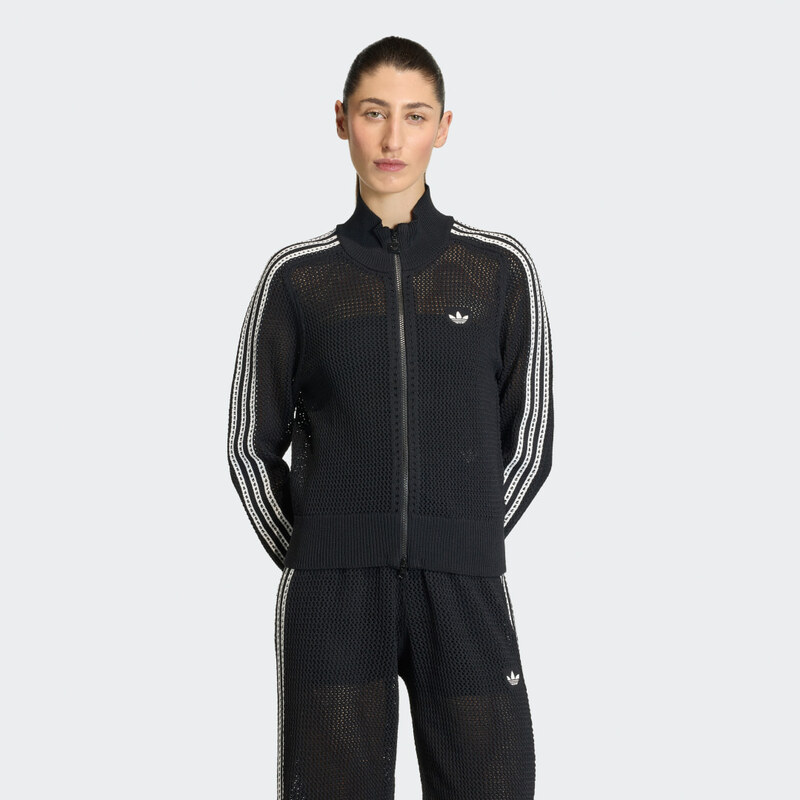 Adidas TEPLÁKOVÝ TOP KNITTED CROCHET FIREBIRD TRACK TOP 67454508