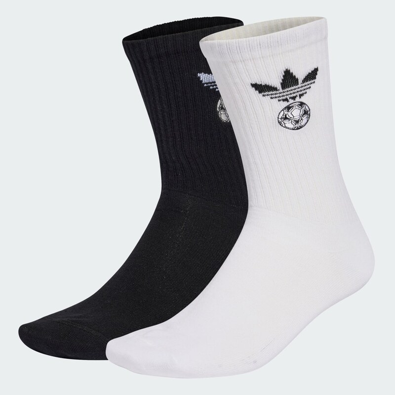 Adidas PONOŽKY FOOTBALL EMBROIDERED CREW SOCKS 2-BALENIE 66788913
