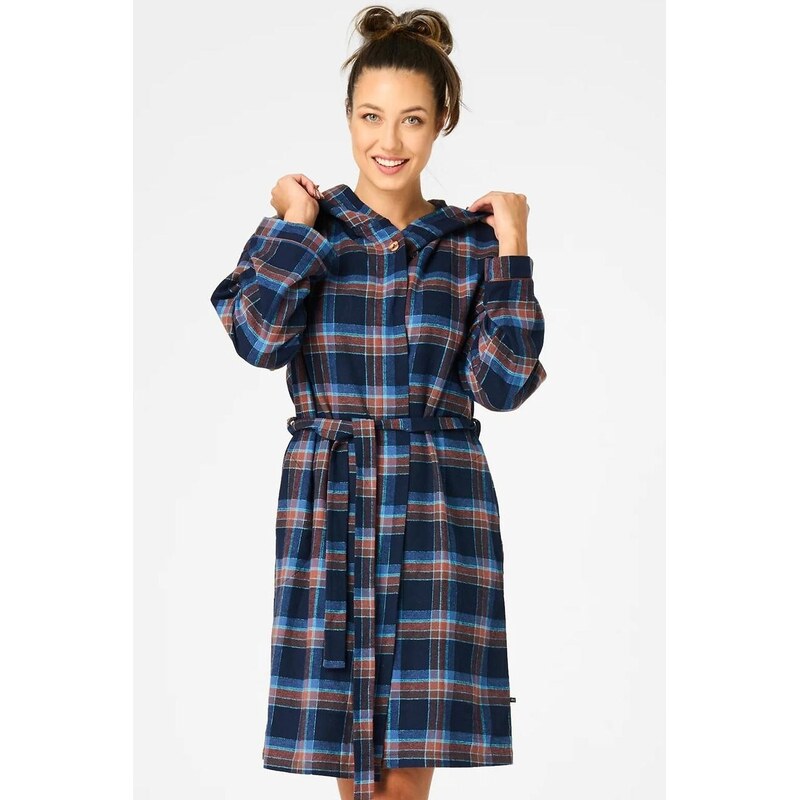 Key dámsky župan 431 B25 - flanelová bavlna 66791032