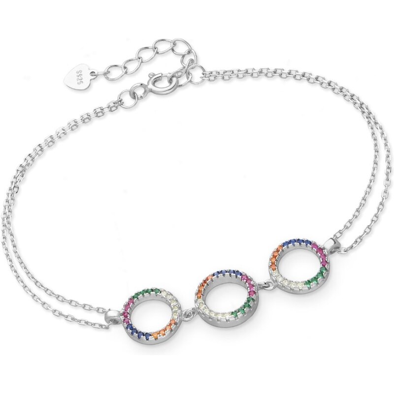 Strieborný náramok Aria 66795379