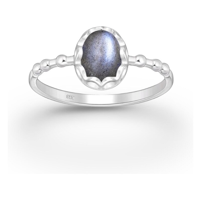 Strieborný prsteň Mystic – Labradorit 66795383