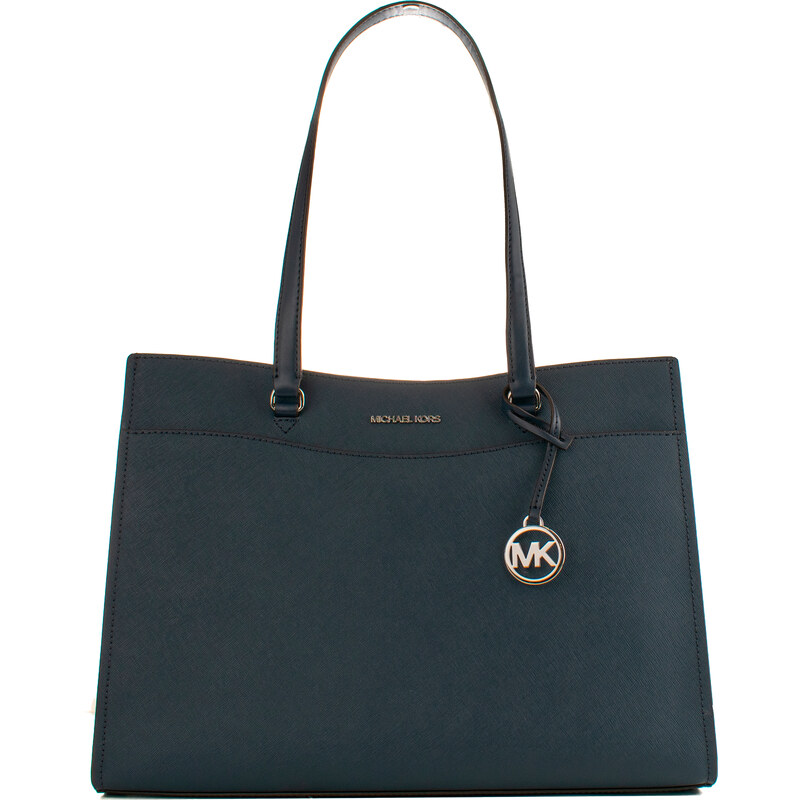 Michael Kors Dámska kožená kabelka 35F4STVT9L NAVY 66795449