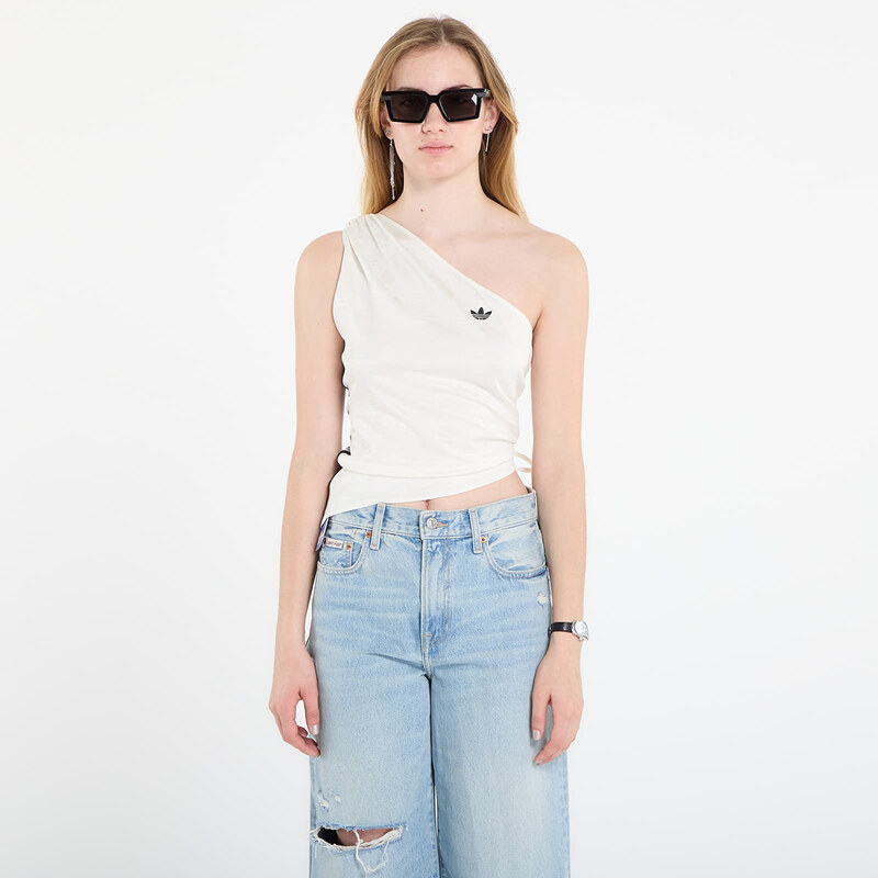 adidas Originals adidas Rouched Top Off White S 66798328