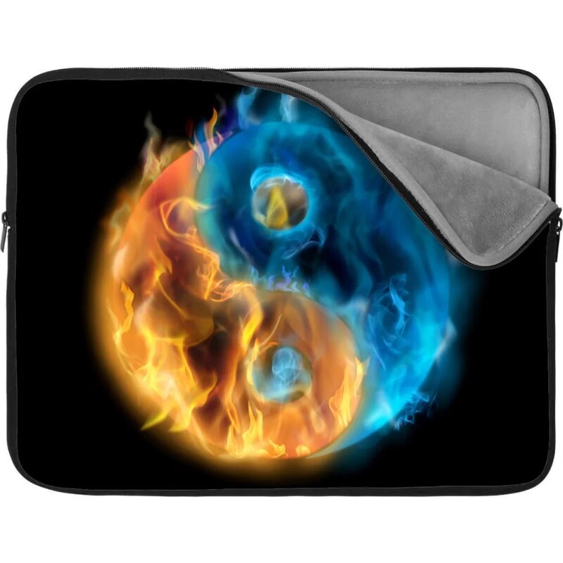 Sablio Obal na notebook Ohnivé jin a jang 65426589