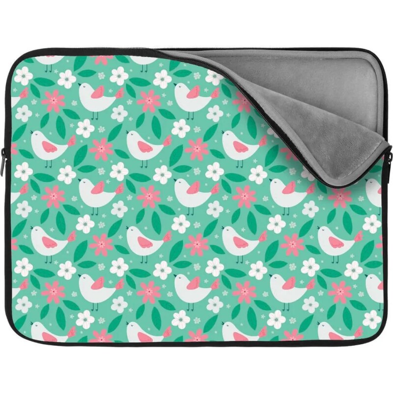 Sablio Obal na notebook Kvetiny a vtáčiky 65427035