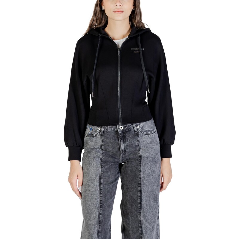 Armani Exchange čierna mikina na zips 66800113