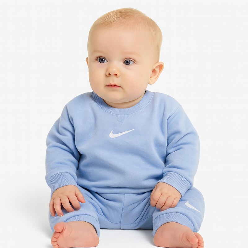 Nike kids essential fleece crew set COBALT HEATHER 63591782
