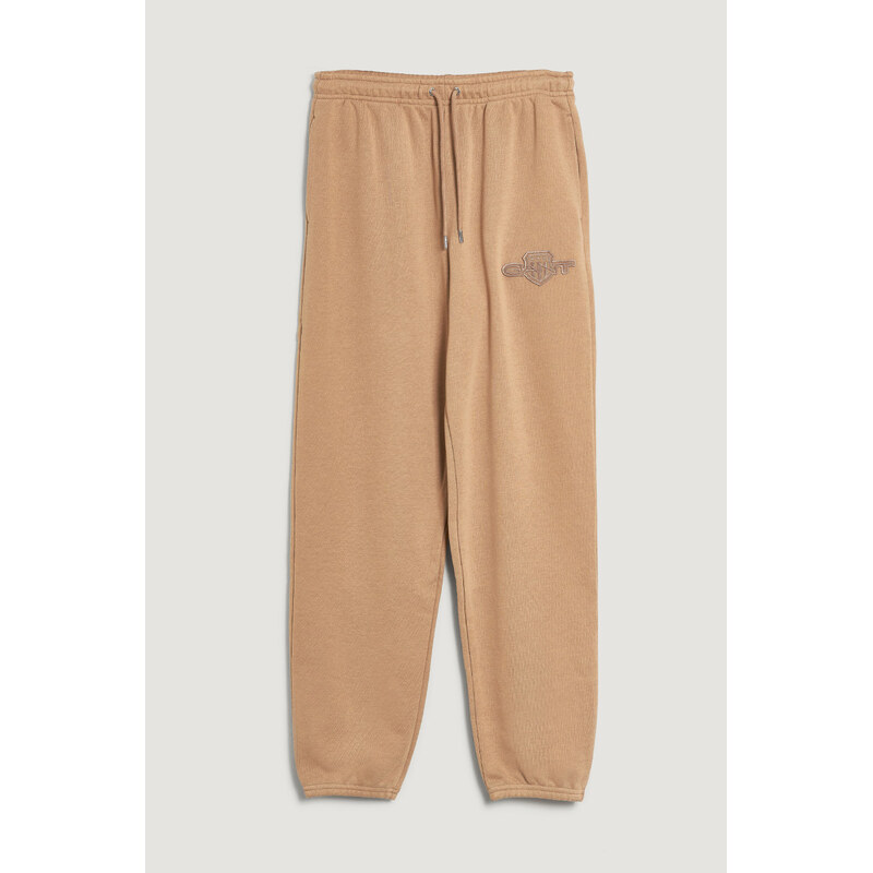 TEPLÁKY GANT REG TONAL SHIELD SWEATPANTS WARM KHAKI 64936729