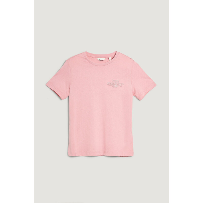 TRIČKO GANT REG TONAL SHIELD SS T-SHIRT SUMMER ROSE 64970600
