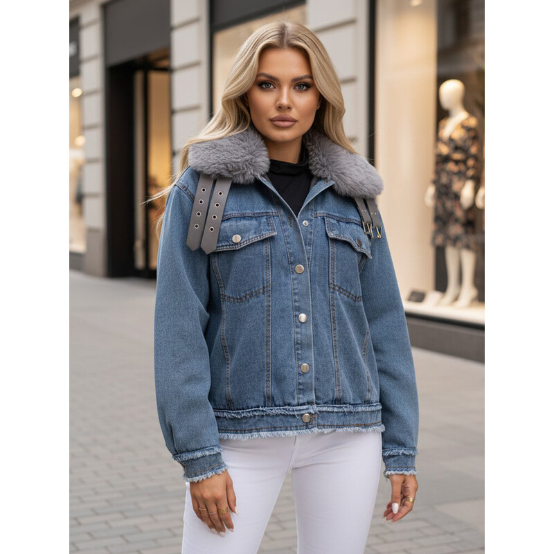 Dámska bunda FURDENIM rifľová Dstreet TY4755z 66805703