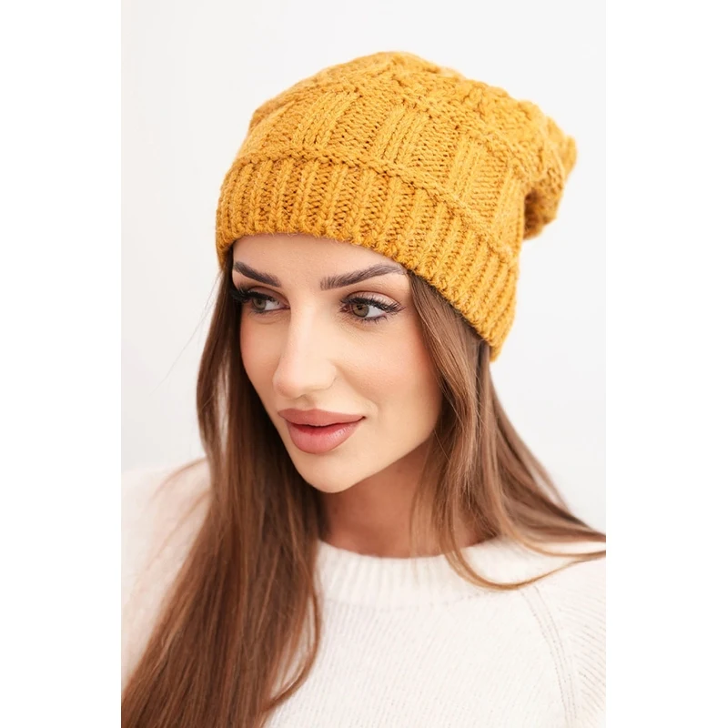 Zimná čiapka Kesi Marta K231 horčicová 66799662