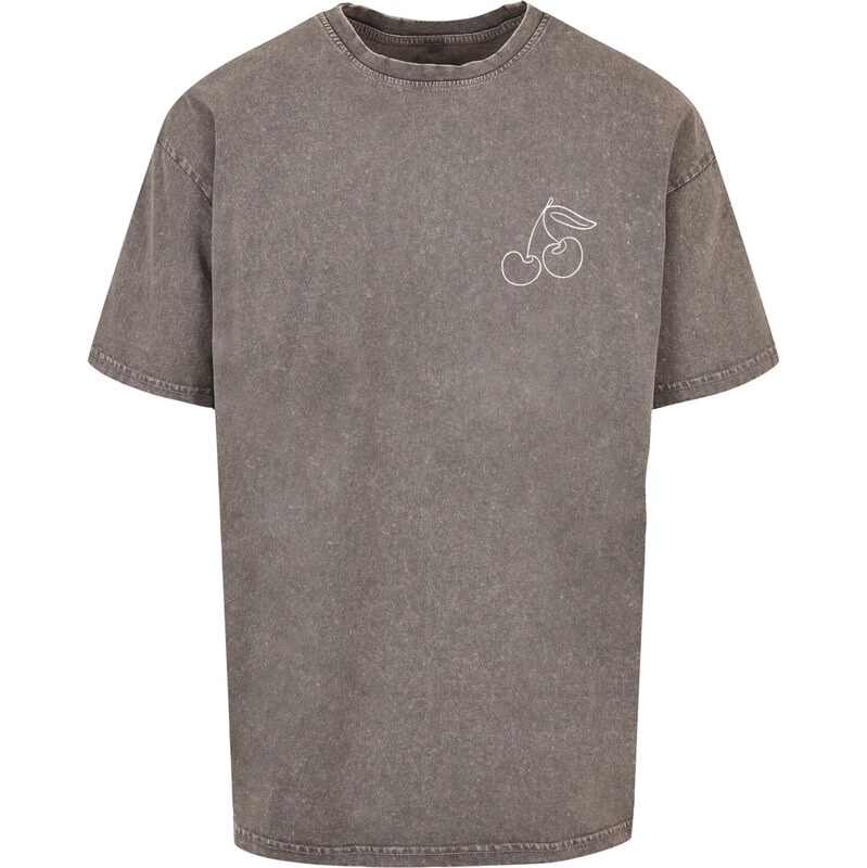 Merchcode Tričko Cherry farby bahna / biela 66803311