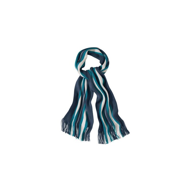 Prúžkovaný pletený šál Atlas For Men Pruhovaná 61681681