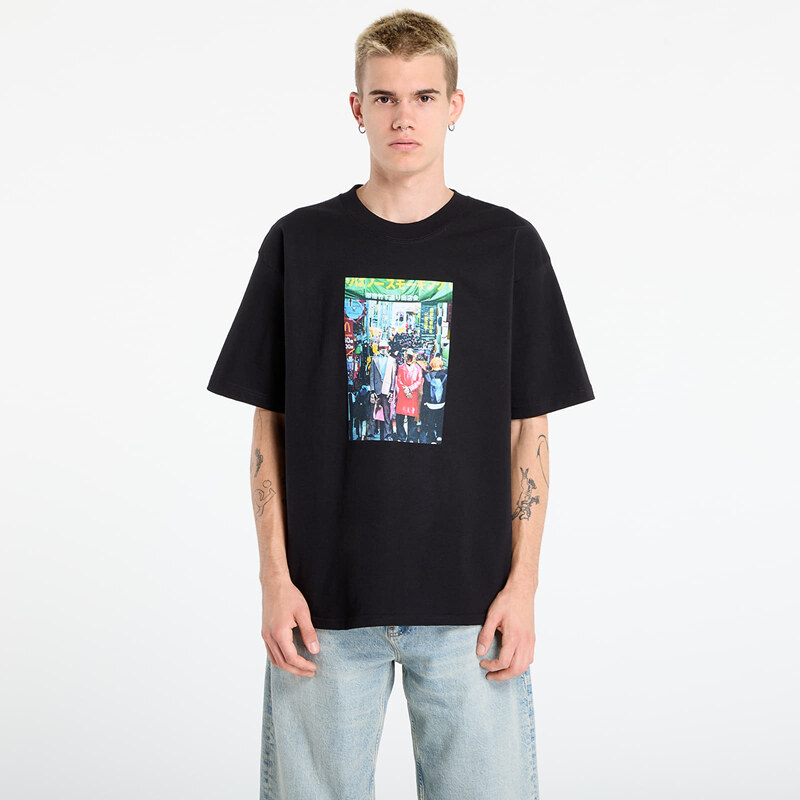 Tričko PLEASURES Harajuku T-Shirt Black M 66802857