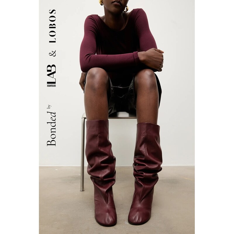 Kožené čižmy Bonded by Answear.LAB & LOBOS 66709443