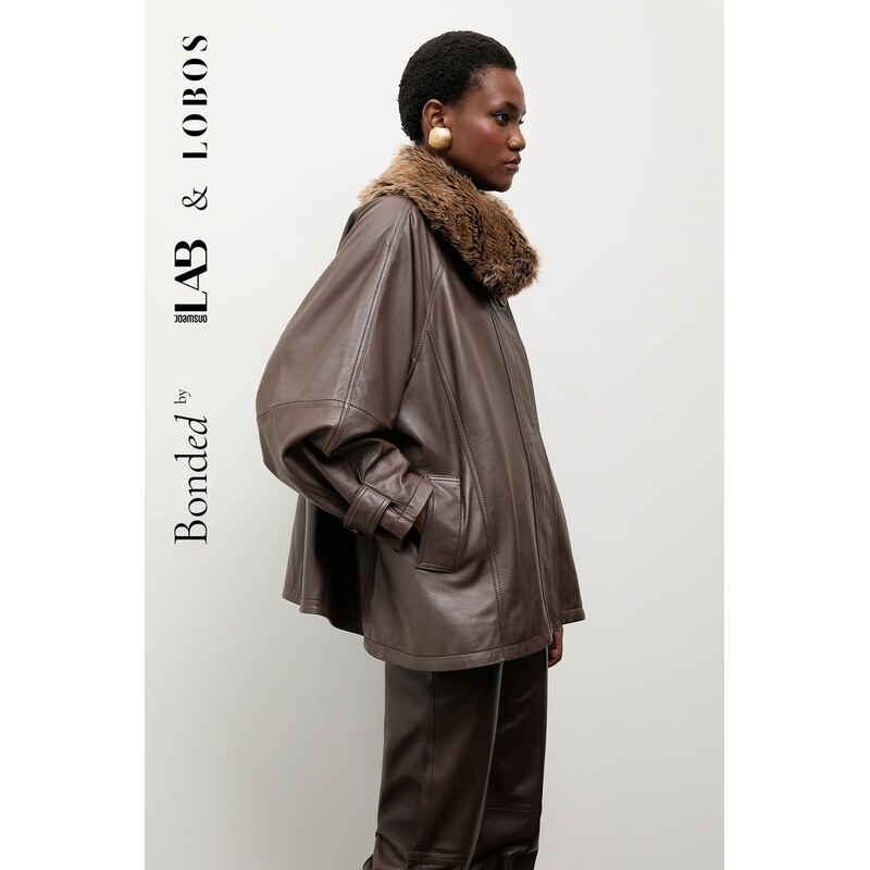 Kožená bunda Bonded by Answear.LAB & LOBOS 66709522