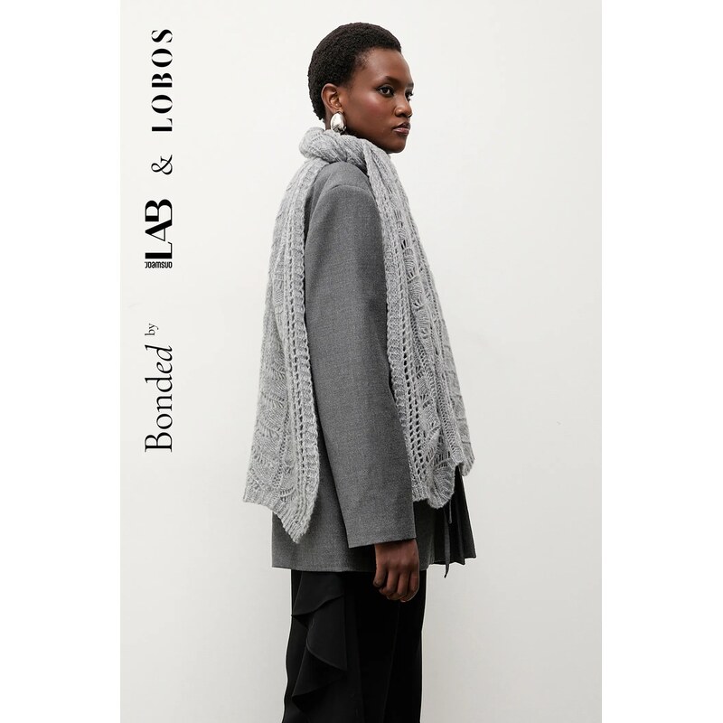 Vlnený šál Bonded by Answear.LAB & LOBOS 66709534