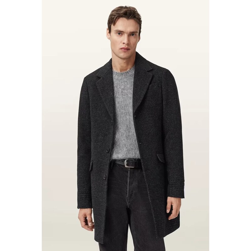 Kabát s prímesou vlny AllSaints CASPIAN 66807514