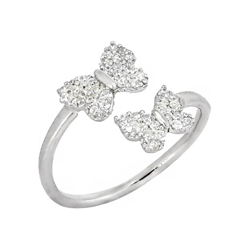 Strieborný prsteň Glare 1153 66803205