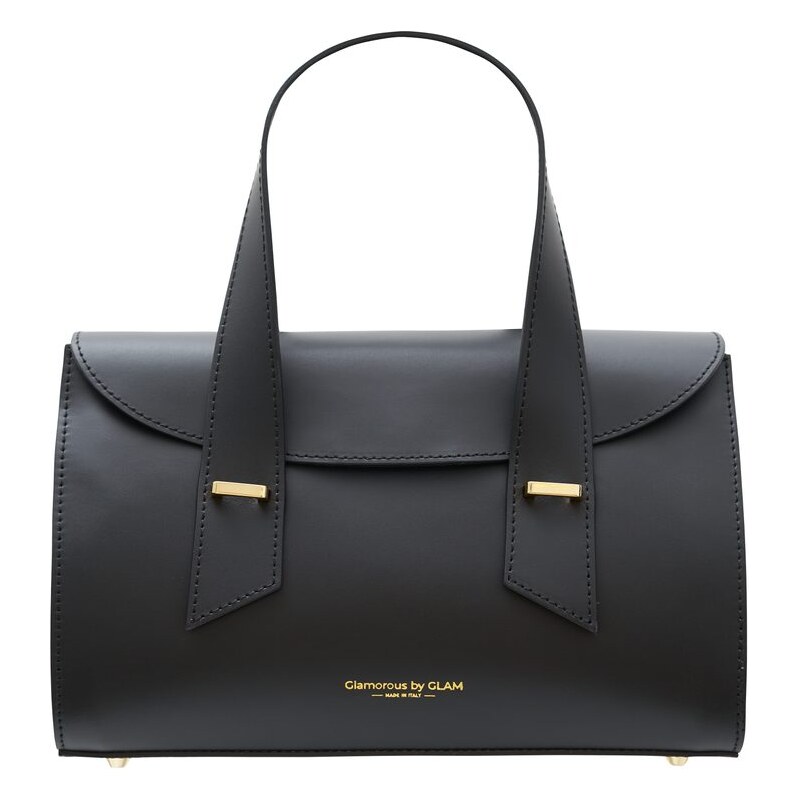 Glamorous by GLAM Kožená kabelka do ruky černá 66803483