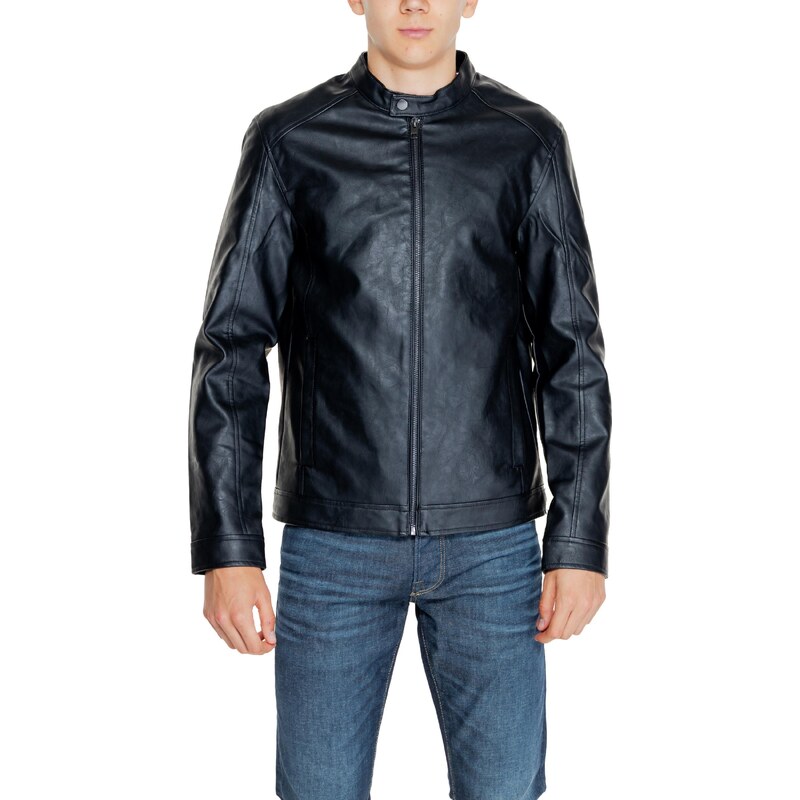 Jack & Jones pánska kožená bunda 66800392