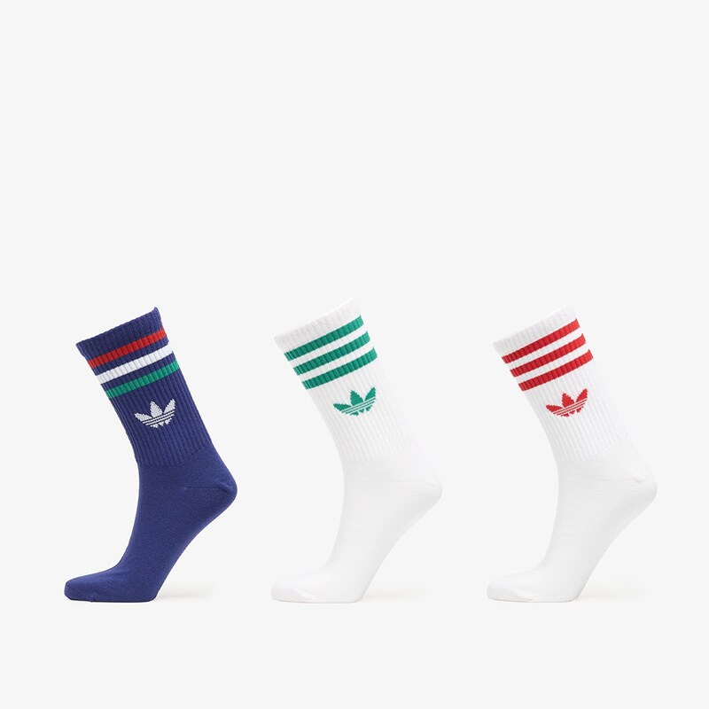 adidas Originals Ponožky adidas 3S Crew Socks 3-Pack Victory Blue/ 66804195