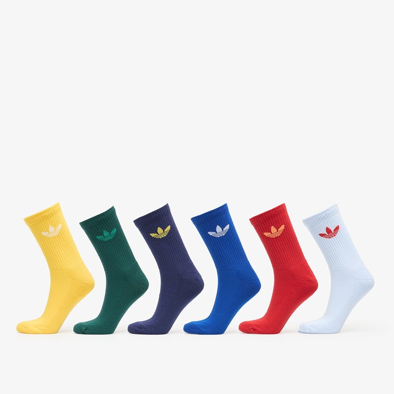 adidas Originals adidas Trefoil Cushion Crew Socks 6 Pairs Crystal Sky 66804783