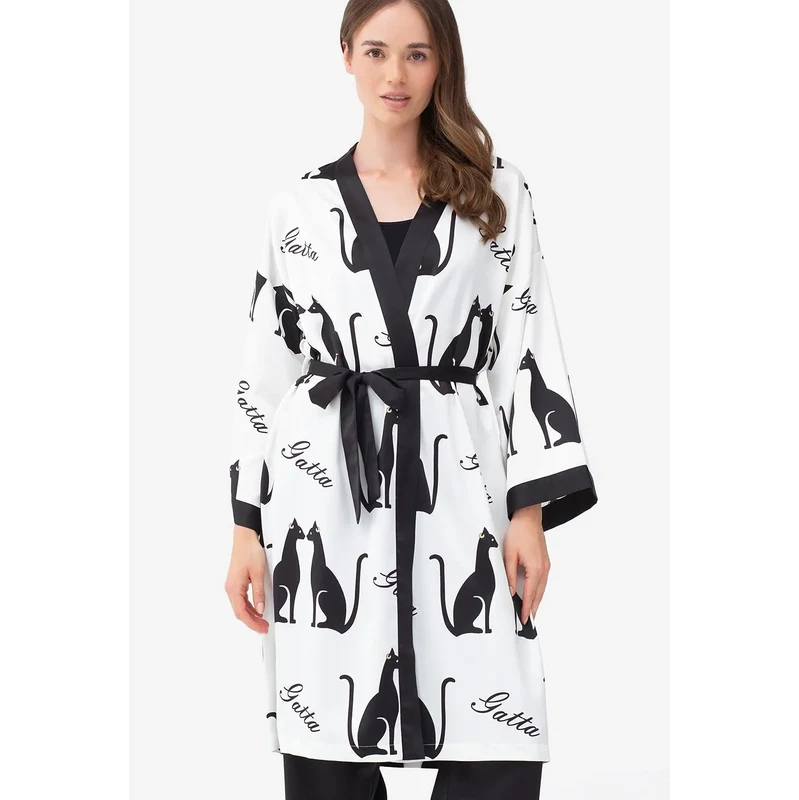 Saténový dámsky župan Gatta Catwalk TKN.007 S-XL 66804513