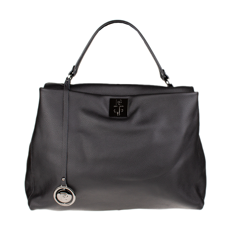 Čierna kožená talianska kabelka Pierre Cardin 5359 Nero NovaKabelka.sk 66804638