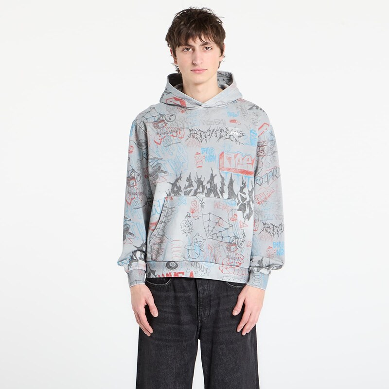 Mikina RIPNDIP Marker Hoodie Sage Grey Vintage Wash XXL 66804813