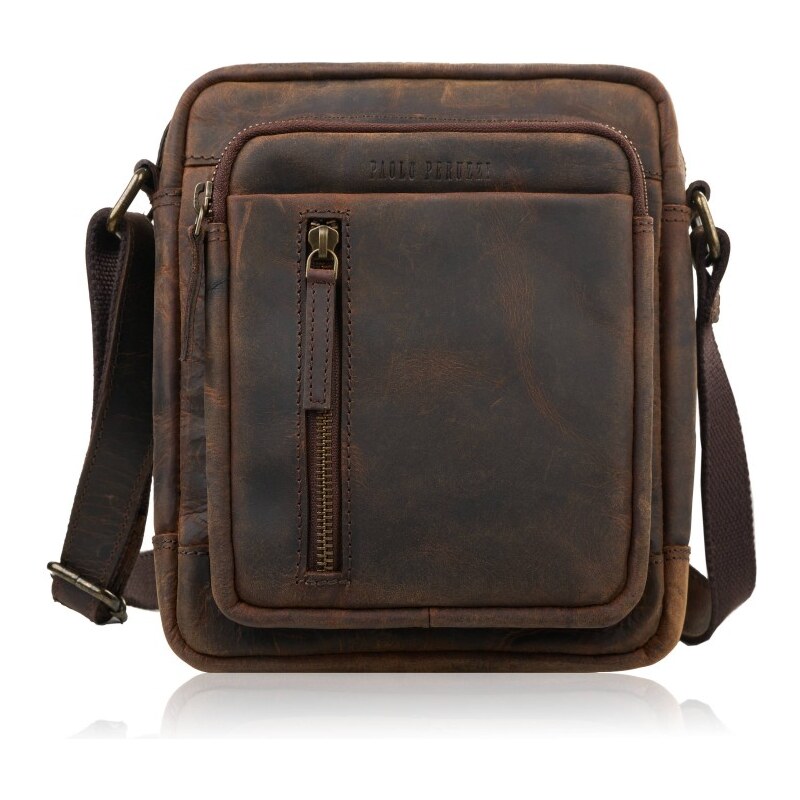 Kožená pánská taška Paolo Peruzzi IM-01 66805625