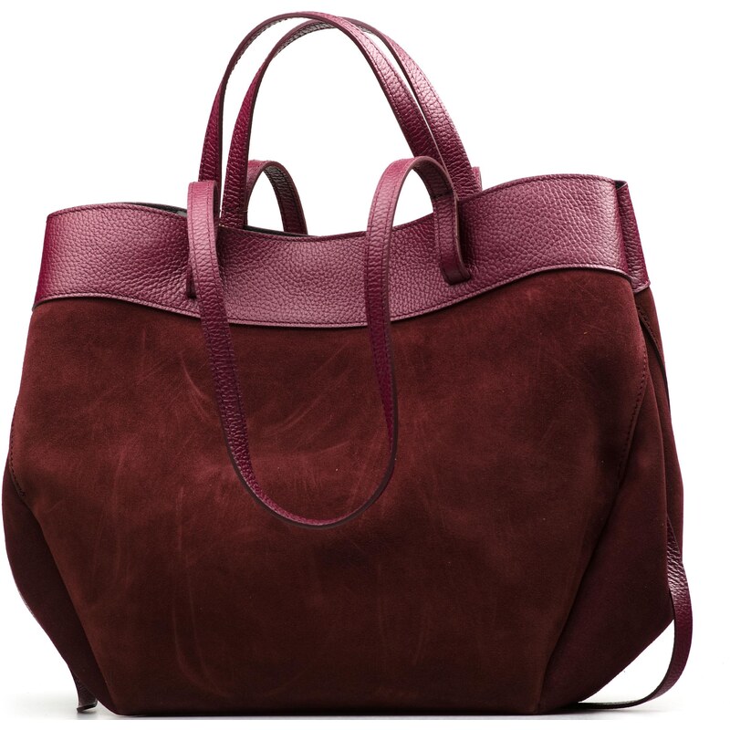 Blaire Kožená kabelka Ester bordó 66805791