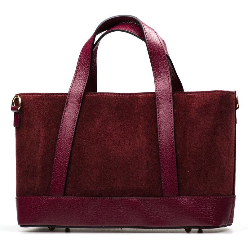 Blaire Kožená kabelka Silvia bordó 66805794