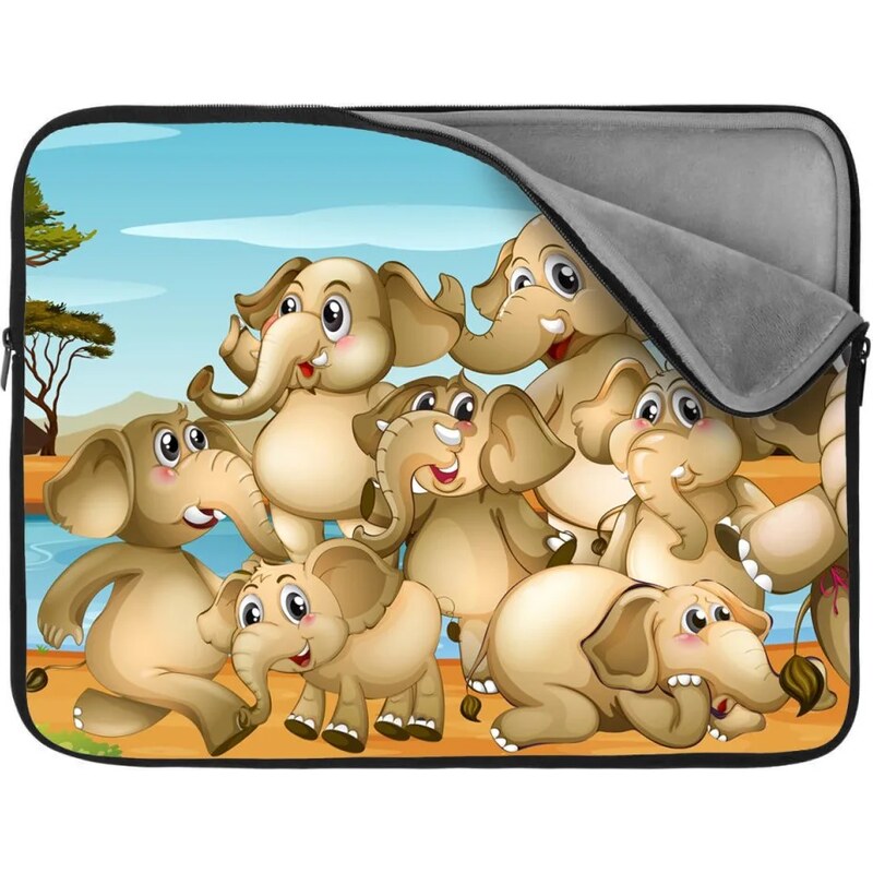 Sablio Obal na notebook Slony 65426834