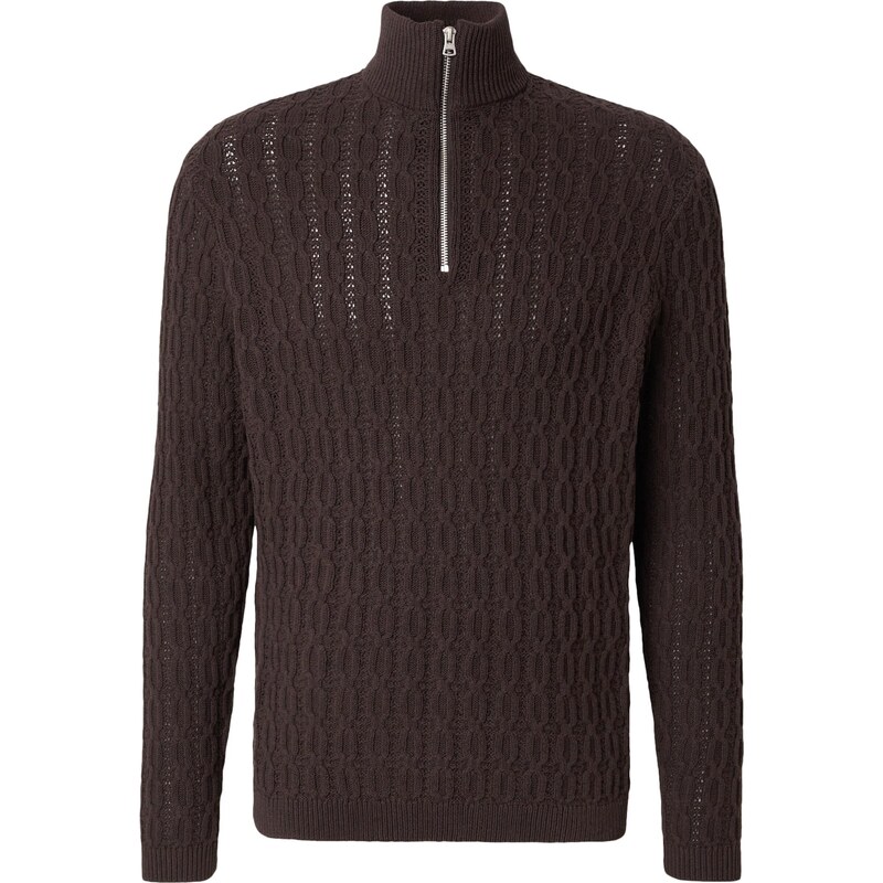 Only & Sons Sveter ONSLEONARD tmavohnedá 65923164