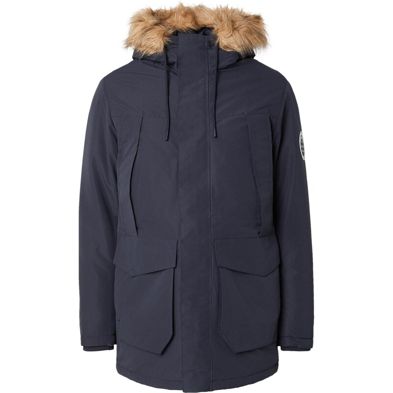 JACK & JONES Zimná parka JJCAMP námornícka modrá 66057381