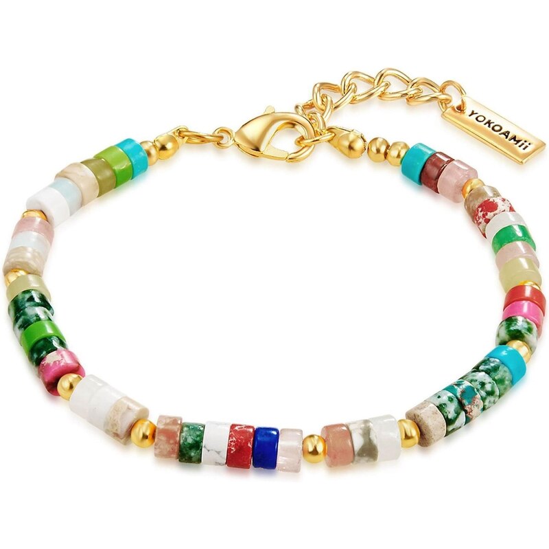 Yokoamii Náramok zlatá žltá / zmiešané farby 66807692