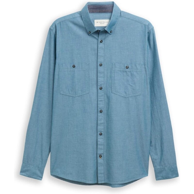 TOM TAILOR Košeľa petrolejová 66807836