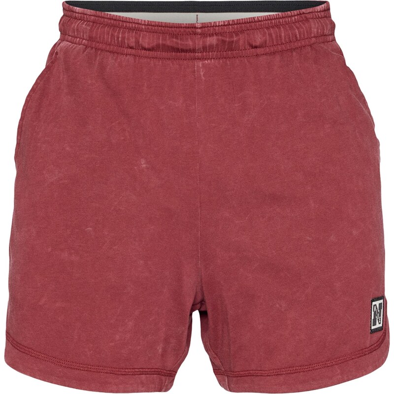 NIKE Športové nohavice HERITAGE tmavočervená / čierna 66807973