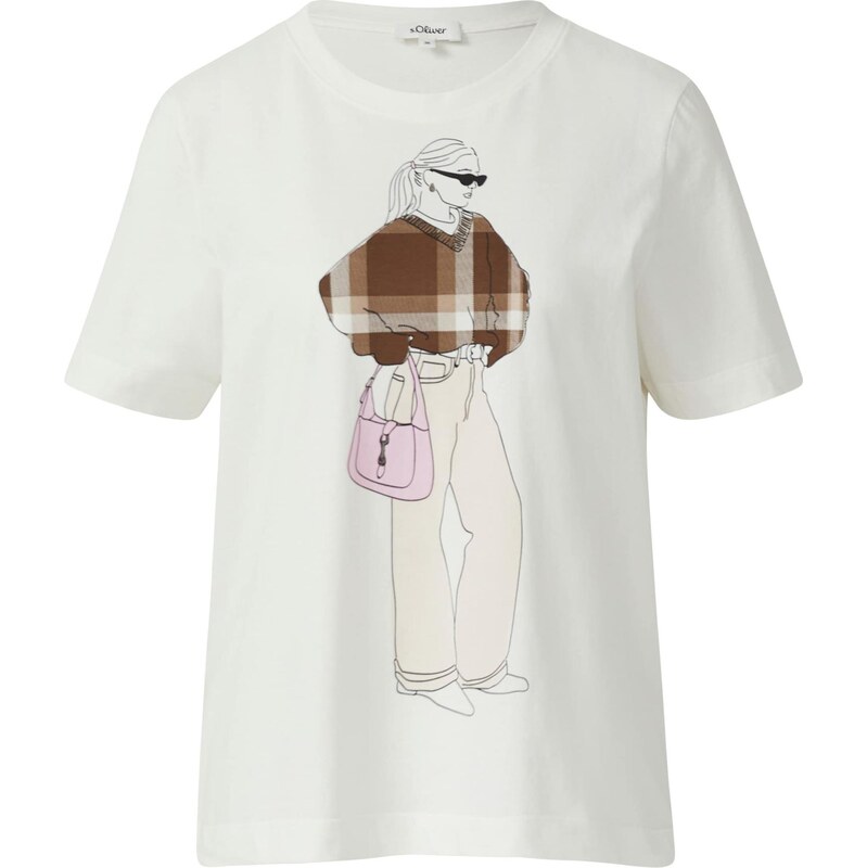 s.Oliver Tričko nebielená / zmiešané farby 66809127