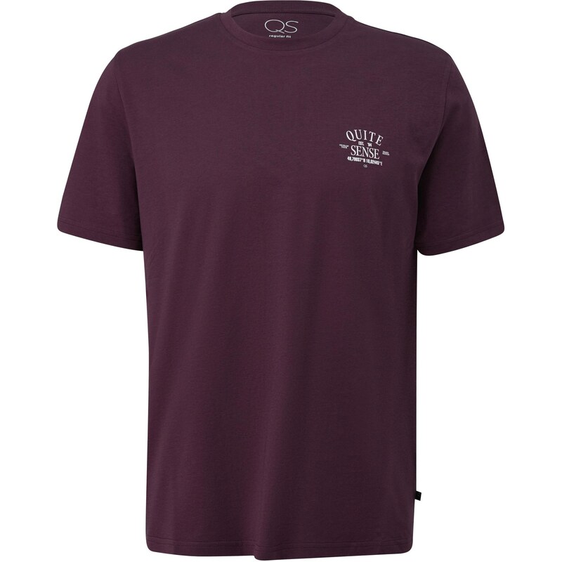 QS Tričko baklažánová / biela 66809155