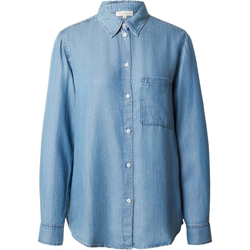 Marc OPolo Blúzka modrá denim 66809183