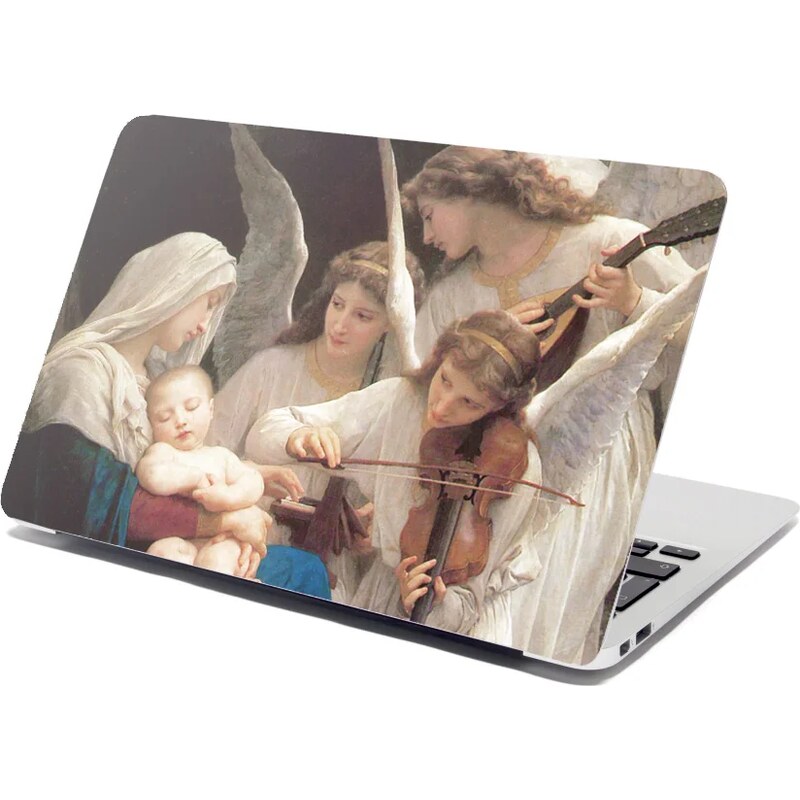 Sablio Samolepka na notebook Panna s anjelmi - William-Adolphe 65112505