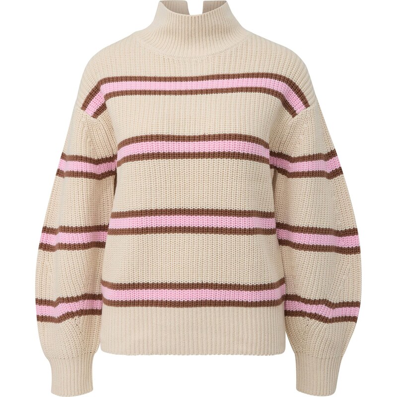 s.Oliver Sveter béžová / hnedá / ružová 66809196