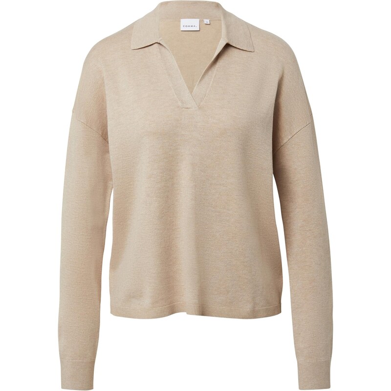 COMMA Sveter piesková 66809197