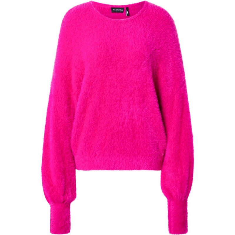 Elias Rumelis Sveter GRACIALA neónovo ružová / biela 66809221