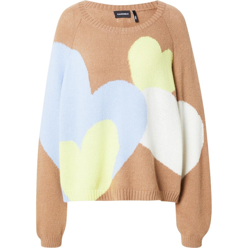 Elias Rumelis Sveter Aleen farba ťavej srsti / svetlomodrá / 66809237