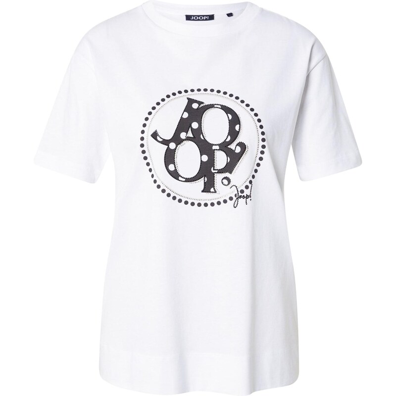 JOOP! Tričko Tammi svetlobéžová / čierna / biela 66809283